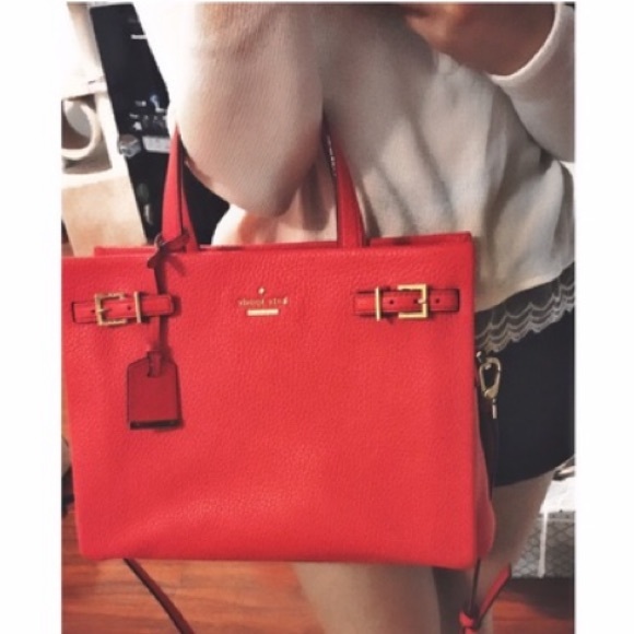 SOLD Kate Spade Olivera Holden Pink Handbag - Picture 2 of 8